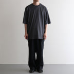 CLASSIC FIT TWO TUCK EASY TROUSERS #BLACK [A25B05PT01C]