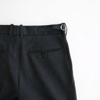 REGULAR FIT STRAIGHT TROUSERS #GRAY BIRD’S-EYE [M26C10PT03C]