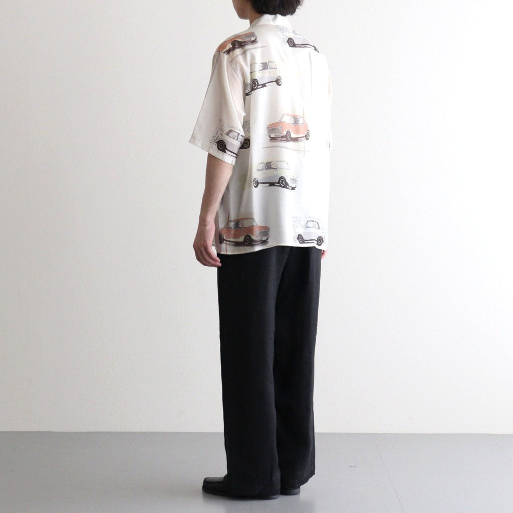 OPEN COLLAR S/S SHIRT #GRAIGE MINI [M26B07SH03B]