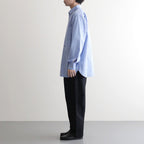 Regular Collar Wind Shirt #Sax [S26SG082]