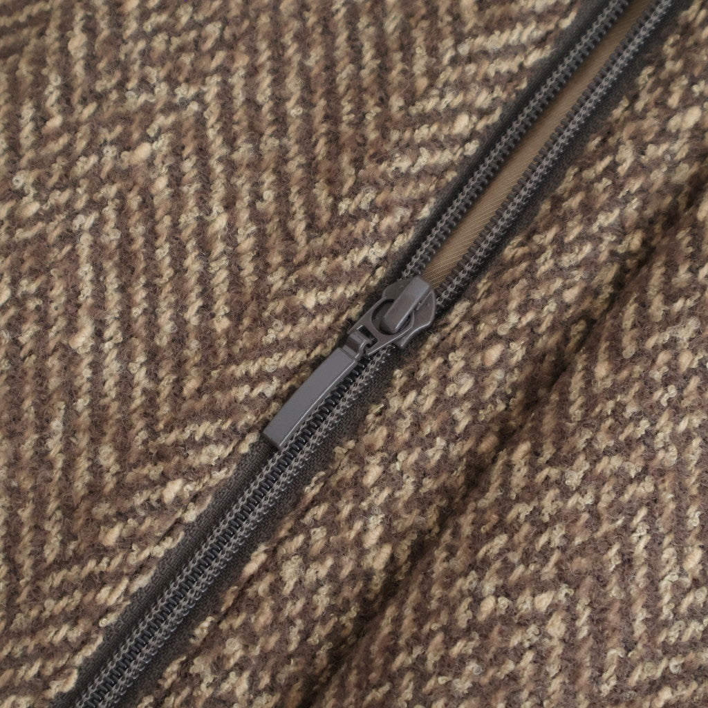 ROUND-COLLAR MOTORING JACKET #WHEAT [252OJ-JK04]