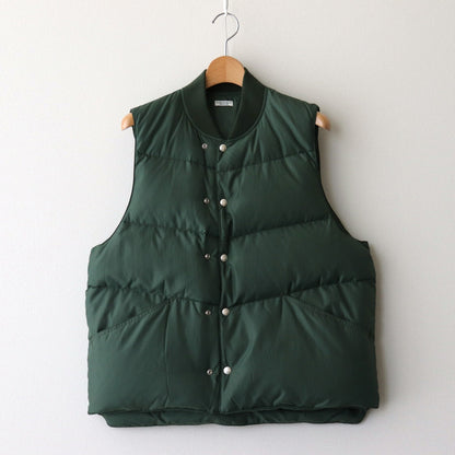 MOUNTAINEER DOWN VEST #FOREST [PMAS-VT03]