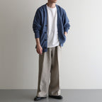 W/Li 2tuck Wide Tapered Trousers #BEIGE [NEP-SS2503M]