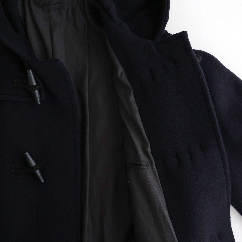 Wool Felton Duffle Coat #DarkNavy×Black-toggle [bROOTS25F2]