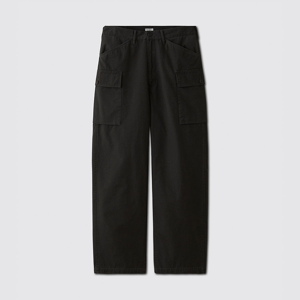 POPLIN CLOTH CARGO TROUSERS #FADED CHARCOAL [PMAV-PT03]