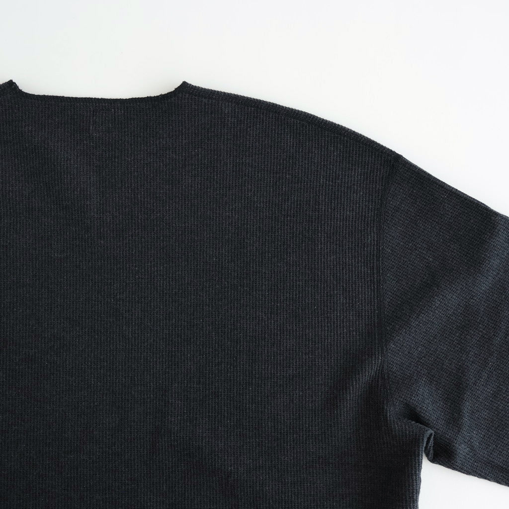 Rough&Smooth Thermal Over NeckL/S #HeatherCharcoal [bROOTS24F30F25]