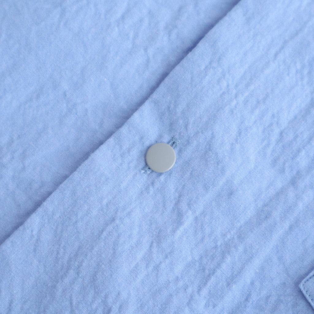 Regular Collar Wind Shirt #Sax [S26SG082]