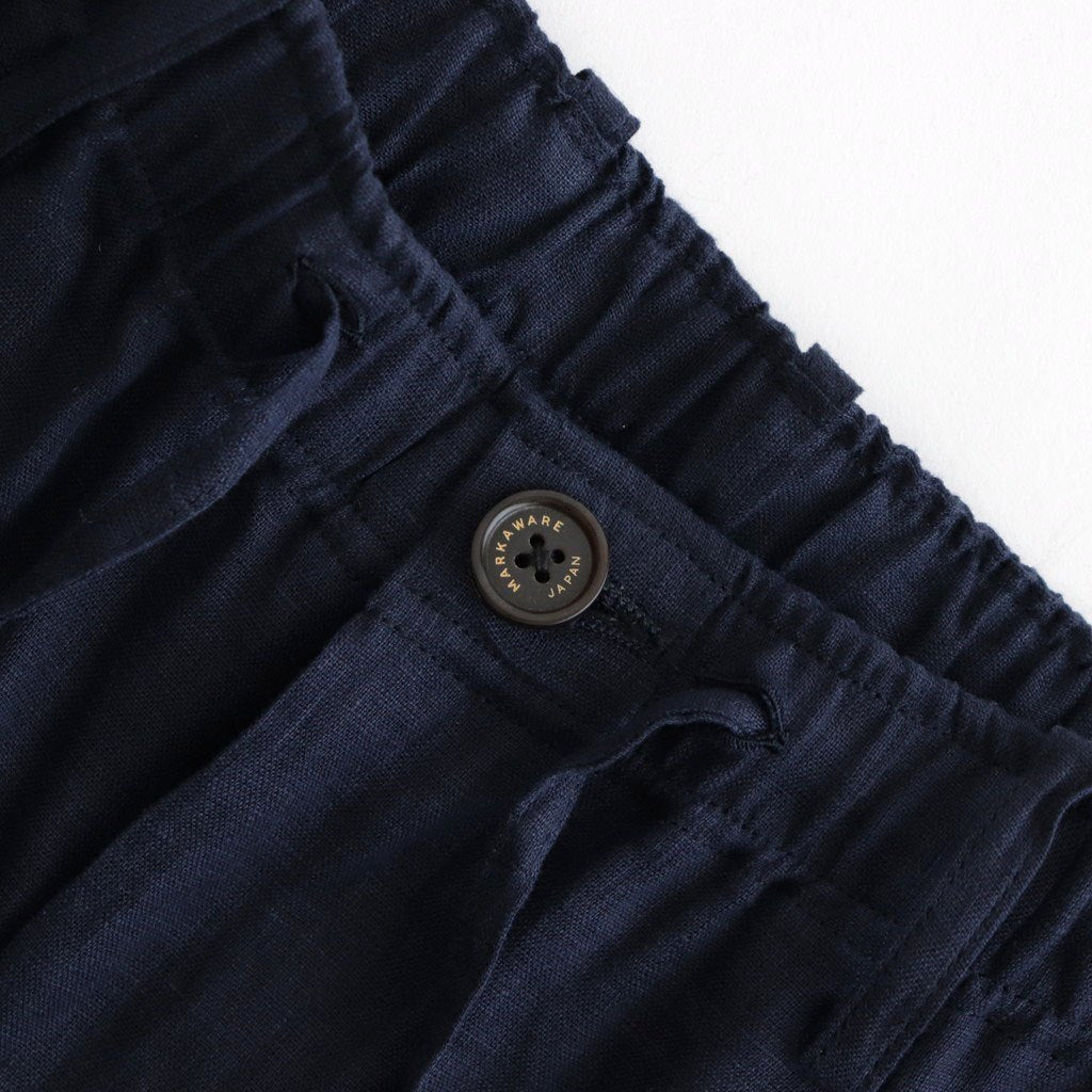 CLASSIC FIT TWO TUCK EASY TROUSERS #NAVY [A25B05PT01C]