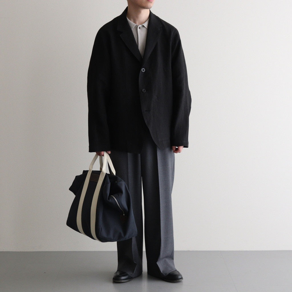 DUCK CLOTH BOSTON BAG #FADE NAVY [PMAT-AC02]