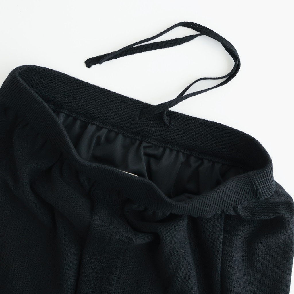 Cotton Linen Poly Pencel Skirt #Black [NEP-SS2632]