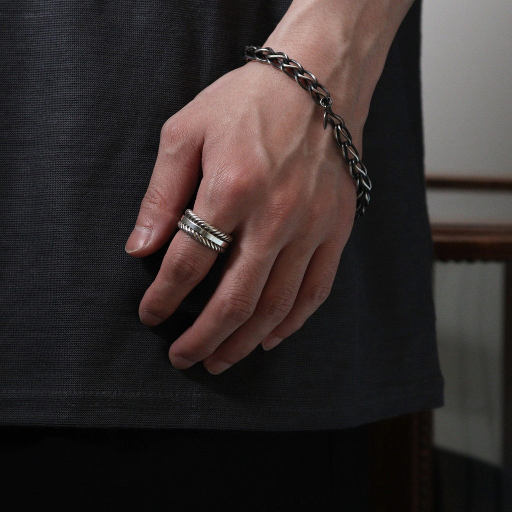 STEVE ARVISO ヘヴィケーブルワイヤーリング #SILVER