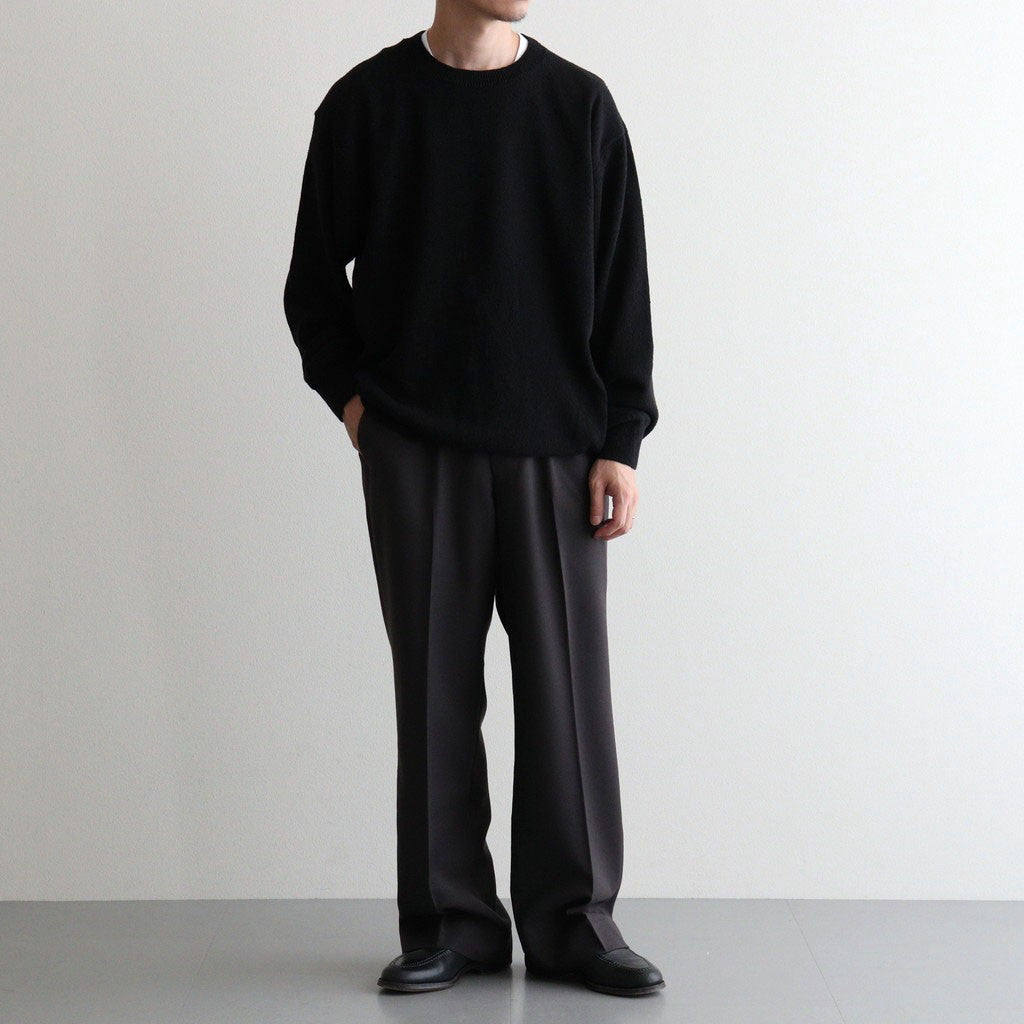 REGULAR FIT STRAIGHT TROUSERS #CHARCOAL GRAY [M26C06PT02C]
