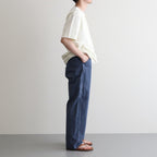 DENIM PAINTER TROUSERS #A.BLUE [PMAT-PT09]