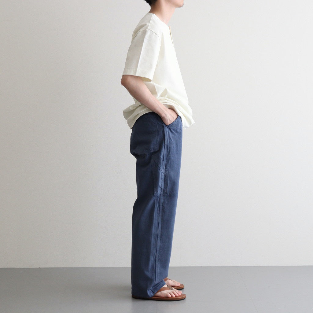 DENIM PAINTER TROUSERS #A.BLUE [PMAT-PT09]