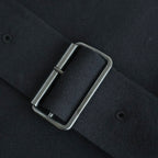 Wool Gabardine Trench Coat #BlackNavy [BHS25F006]