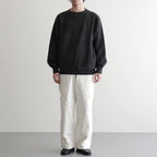 JUMBERCA URAKE FADE COLOR CREW NECK #FADE BLACK [BN-26SM-011]
