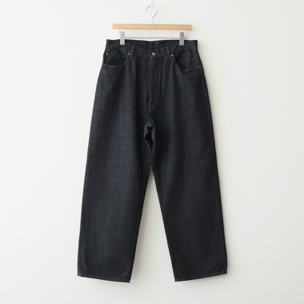 Ni Organic Cotton Denim 5Poket #Black [NEP-SS2607]