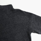 THERMAL FLEECE HALF ZIP TOP #CHARCOAL [SM62MC002]