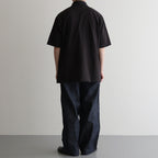 ONE BUTTON POLO S/S TEE #INK BLACK [M25A15CS02B]