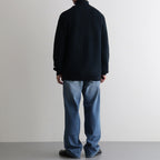 SIGNATURE DRIVERS KNIT #DARK GREEN×NAVY [BN-25FM-040]