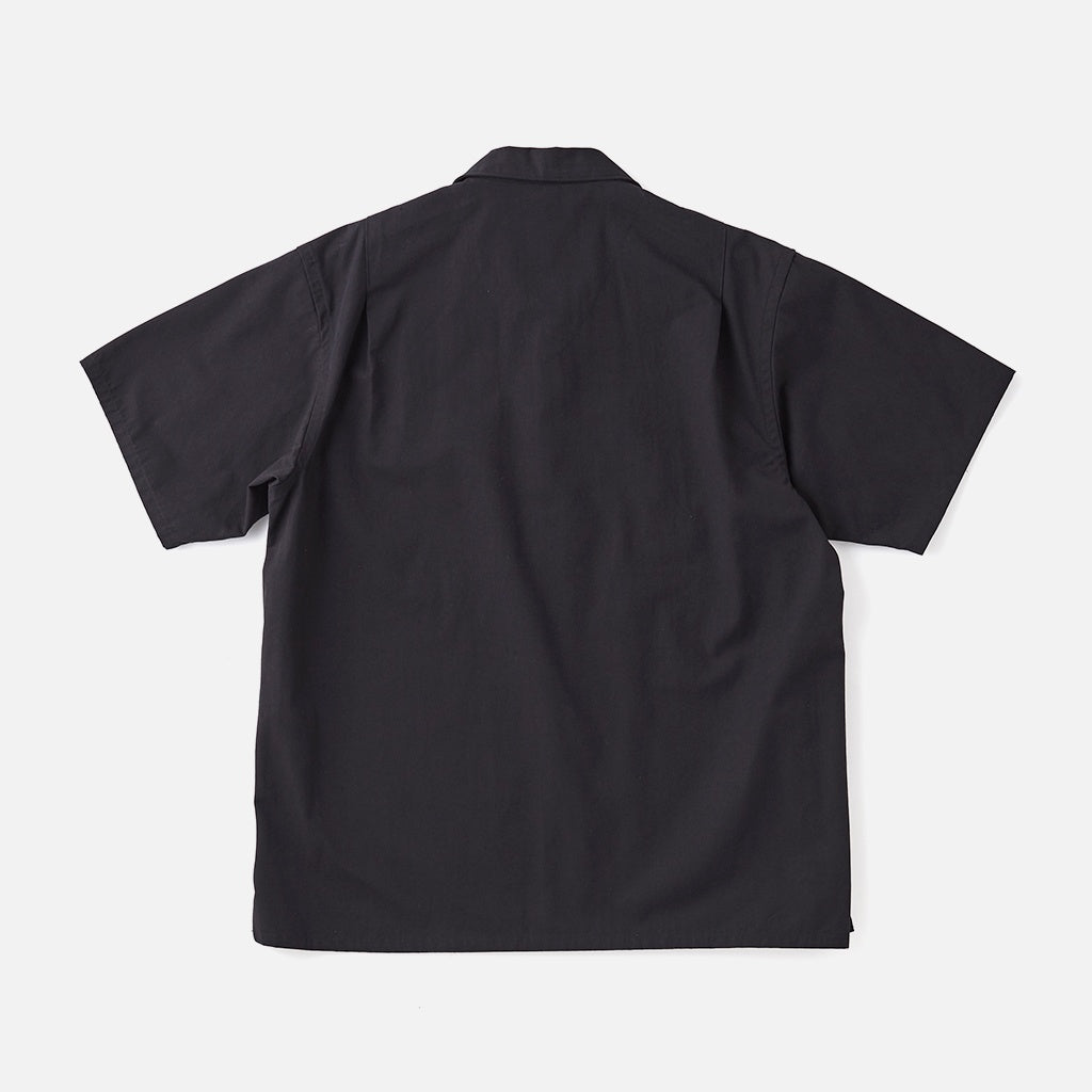 SILK NEP CLOTH SOUVENIR SHIRTS (Short-sleeve) #ONYX [251OJ-SH14]