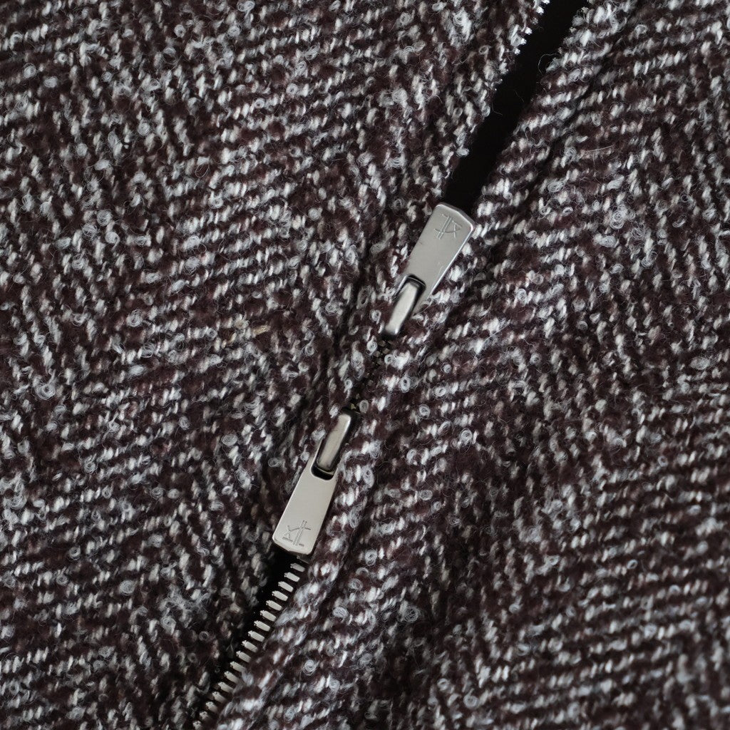 LOOP TWEED SEAM POCKET BLOUSON #HERRINGBONE LOOP TWEED [26W-BIS-JK26H]