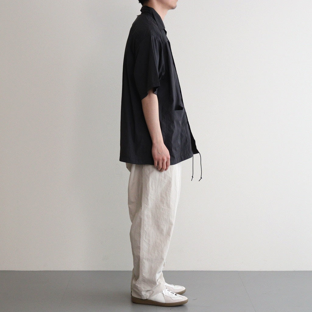 Nylon Taffeta Field S/S Shirt #Asphalt Gray [N25SG055]