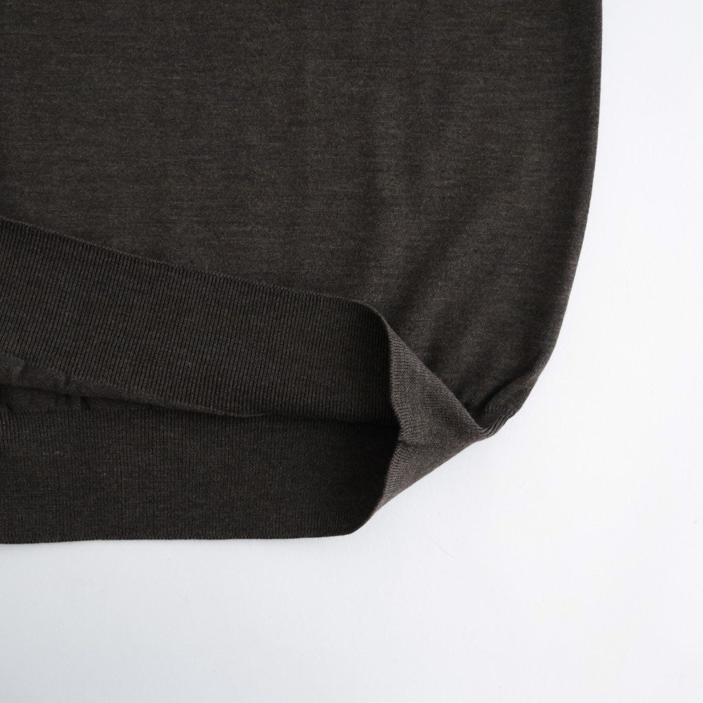BABY WOOL V NECK #BROWN [BN-26FM-041]