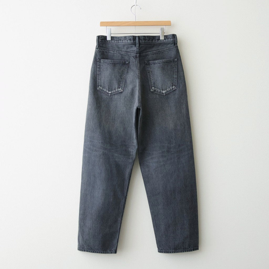 SELVEDGE DENIM 5POCKET PANTS #BLACK [DNS26P03]