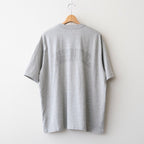 NOT-PRINCE 88/12 Print Tee WIDE #HeatherGrey×Fade/Grey-PT [bROOTS25S36S26B]
