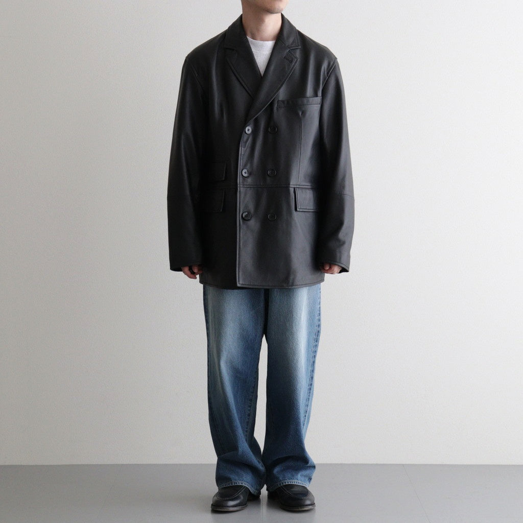 DOUBLE BREASTED JKT #BLACK [SH-62-C-SHEEP-4] – Diffusion