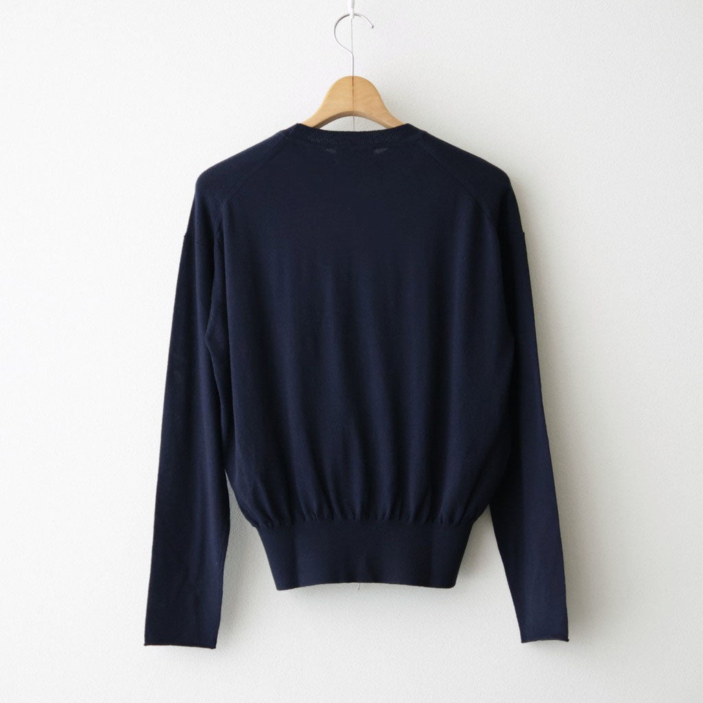 Wool Crewneck #NAVY [NEP-AW2626]
