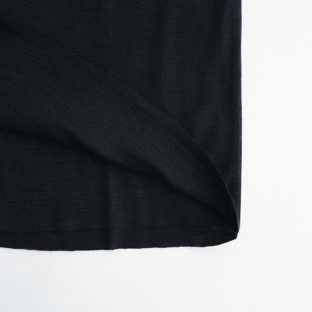 Wool RIB Skirt #Black [BHSW25F4F26]