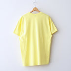 INKJET PRINT SHORT SLEEVE T-SHIRT #YELLOW [DNS25T05]