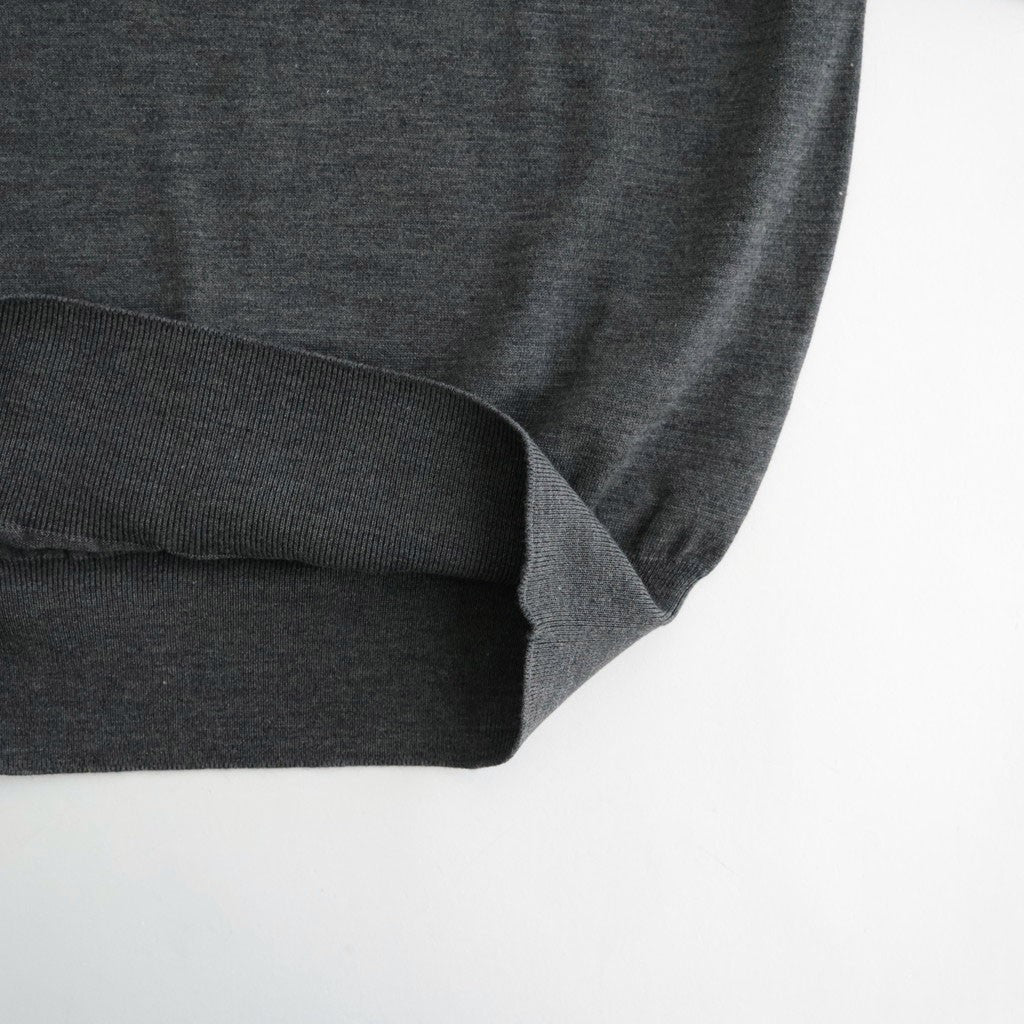 BABY WOOL CREW NECK #GRAY [BN-26FL-021]