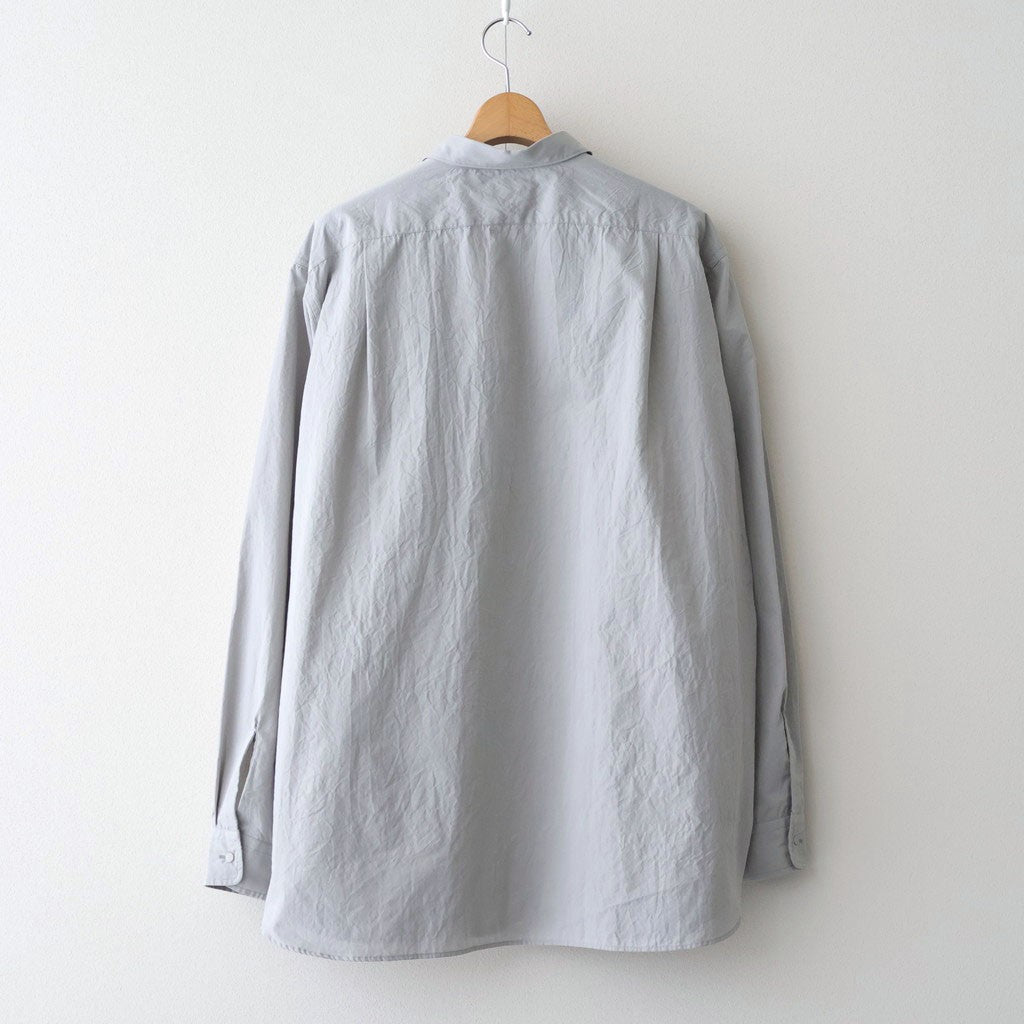 Regular Collar Wind Shirt #Gray [S26SG082]