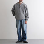 CASHMERE FOX POLO #GRAY [BN-25FM-055]