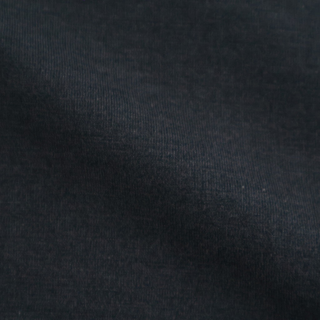 SLUB MIX SLEEPING LONG SLEEVE T-SHIRT #BLACK [BN-26SM-049]