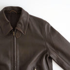 SHEEP AVIATOR LEATHER JACKET #052 DARK BROWN [16862 25023]