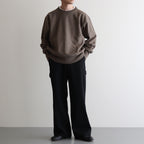 WIDE CARPENTER PANTS II #BLACK [A25C06PT03C]