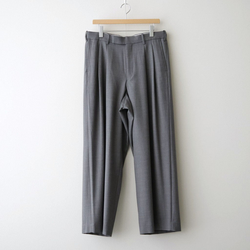 DOUBLE PLEATED BUGGY TROUSERS #GRAY [M26C06PT01C]