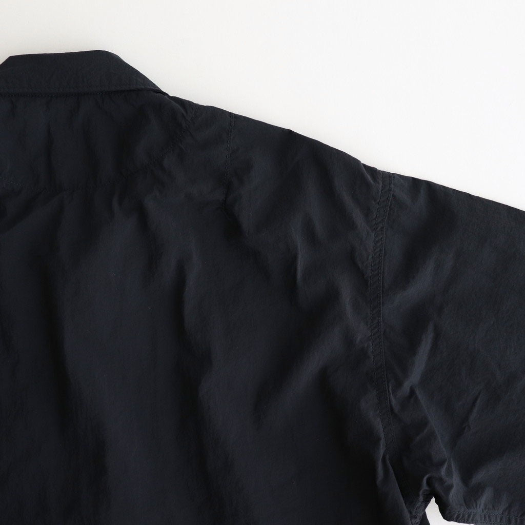 SM FIELD SHIRT SS feather nylon #BlackNavy [25s_SMMS254116]
