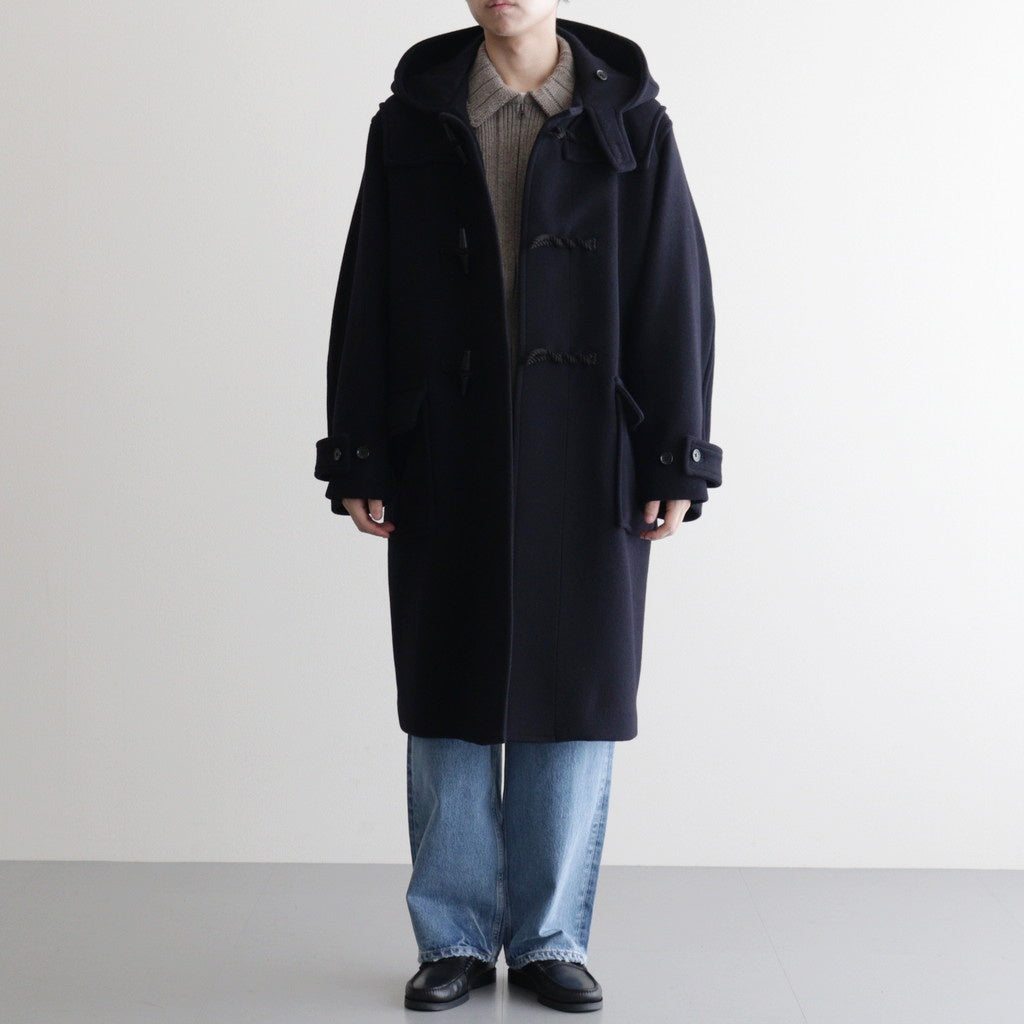 Wool Felton Duffle Coat #DarkNavy×Black-toggle [bROOTS25F2]