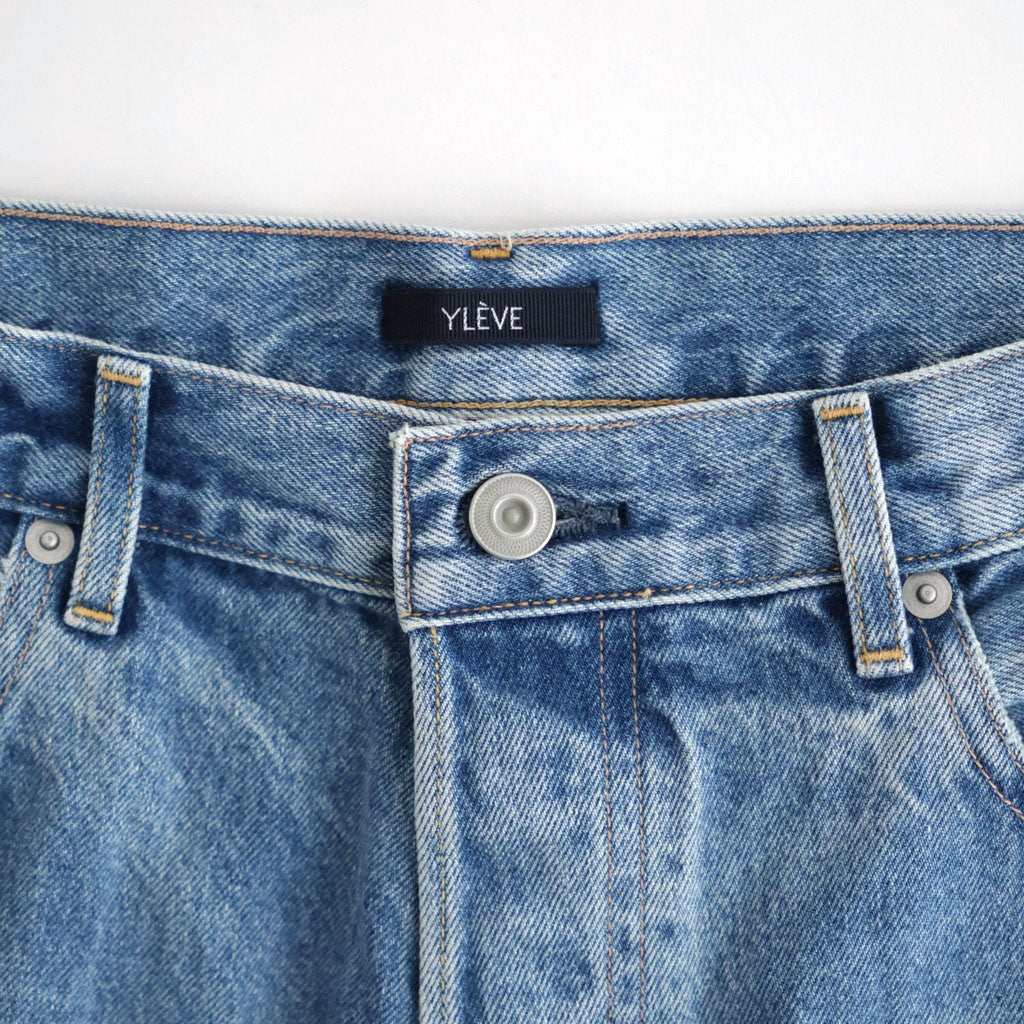 USED-FINISHED 13.5oz STRAIGHT DENIM #110 INDIGO [17062 40027]