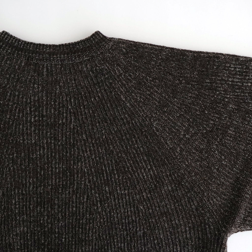 BLENDED KEMPI CREW-NECK SWEATER #BARK [252OJ-KN01]