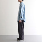 Regular Collar Light Denim Shirt #Indigo Bleach [S25SG087]