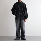 Pe/Silk Fleece Track Jacket #HeatherBlack [BHS24F029F25]