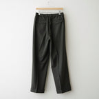 DOUBLE PLEATED SEMI EASY TROUSERS #DARK SAGE [A26C07PT02C]
