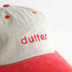 PIGMENT BASEBALL CAP #SAND/RED [DNS25H02]