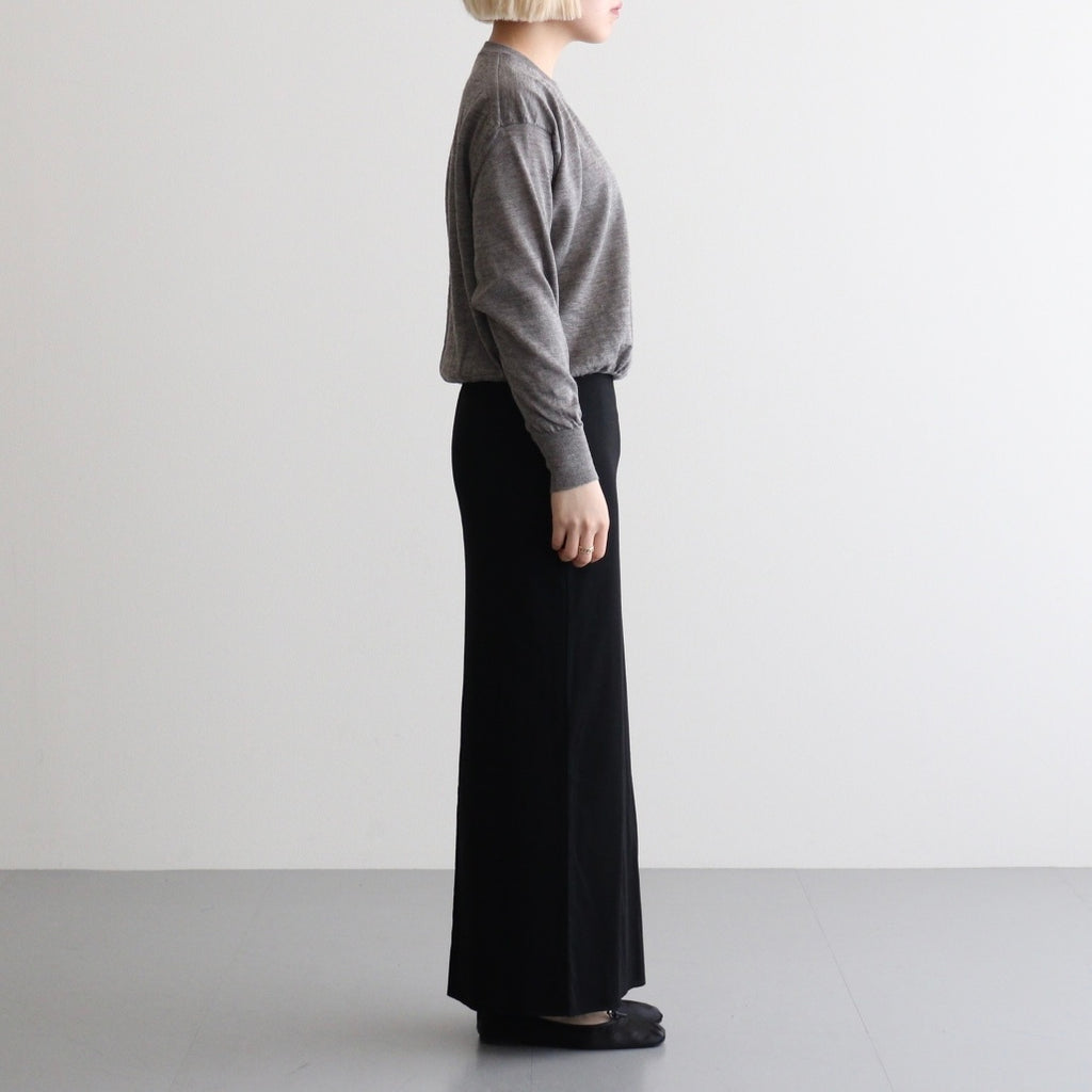 CHOMA CREW NECK #GREIGE [BN-26SL-039]